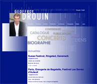 Site du Compositeur Geoffroy Drouin